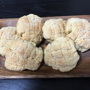 簡単 メロンパン風クッキー